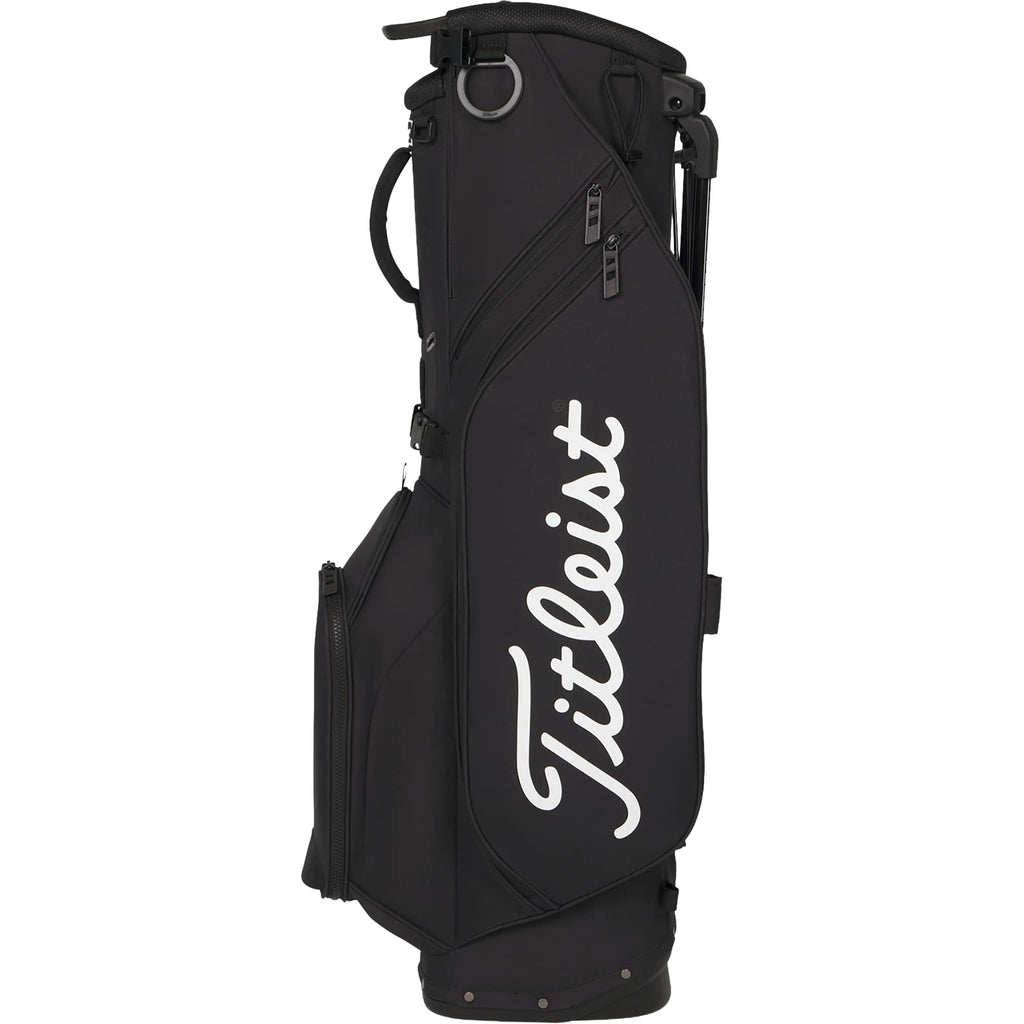 Titleist Players S4 Lightweight Golf Stand Bag Embroidery - Black - Right Side 2