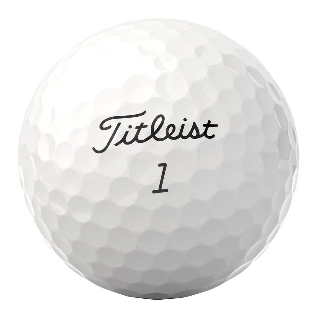 Titleist Pro V1 Golf Balls with Penetrating Flight, 12 Pack - White - Front 3