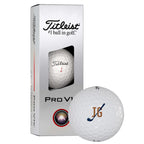 Titleist Pro V1x Golf Balls with Higher Flight, 3 Pack - White - Right Angle Packaging