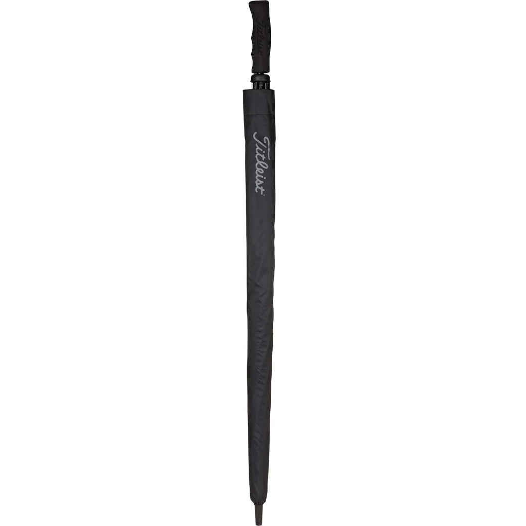 Titleist StaDry Single Canopy Golf Umbrella, 64 Inches Transfer - Black - Sleeve
