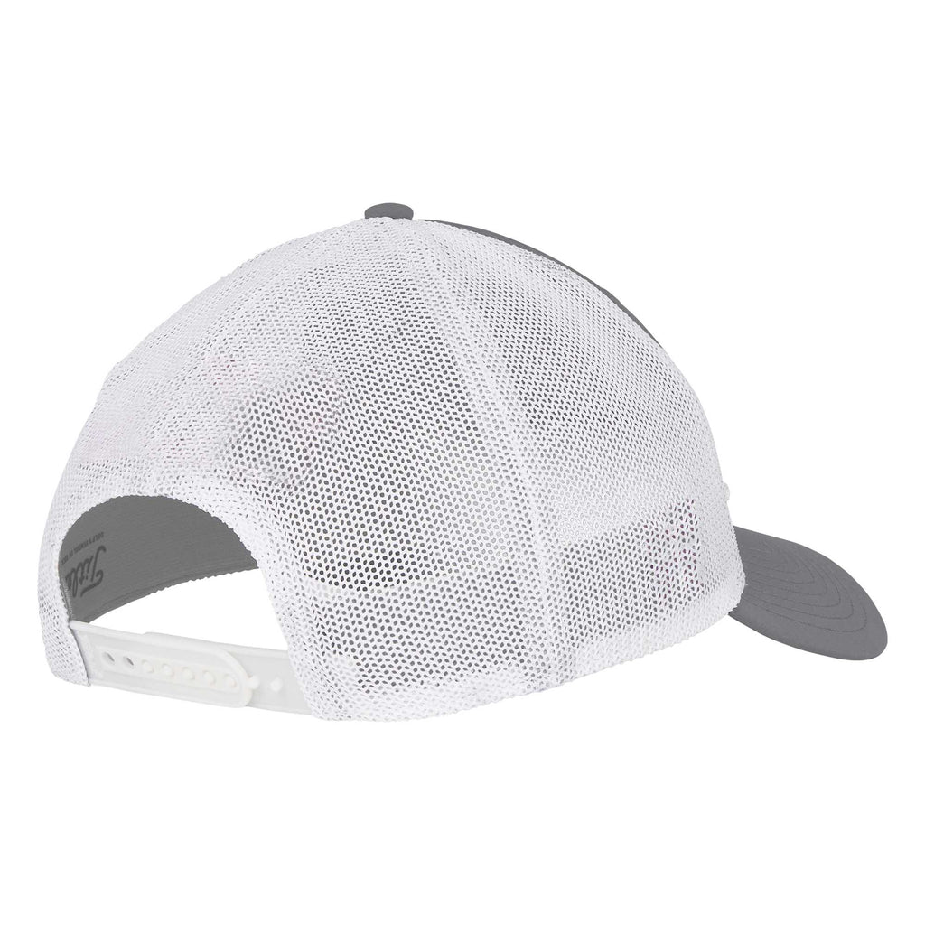 Titleist Tour Performance Mesh Back Golf Hat Embroidery - Charcoal/White - Photo 2