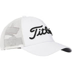 Titleist Tour Performance Mesh Back Golf Hat Embroidery - White/Black - Photo 4