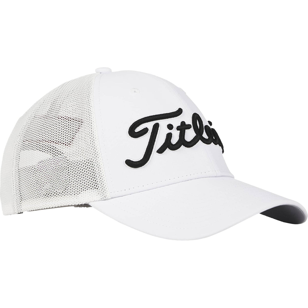 Titleist Tour Performance Mesh Back Golf Hat Embroidery - White/Black - Photo 4