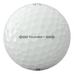 Titleist Tour Soft Golf Balls for Distance and Stopping Power, 12 Pack - White - Front 3