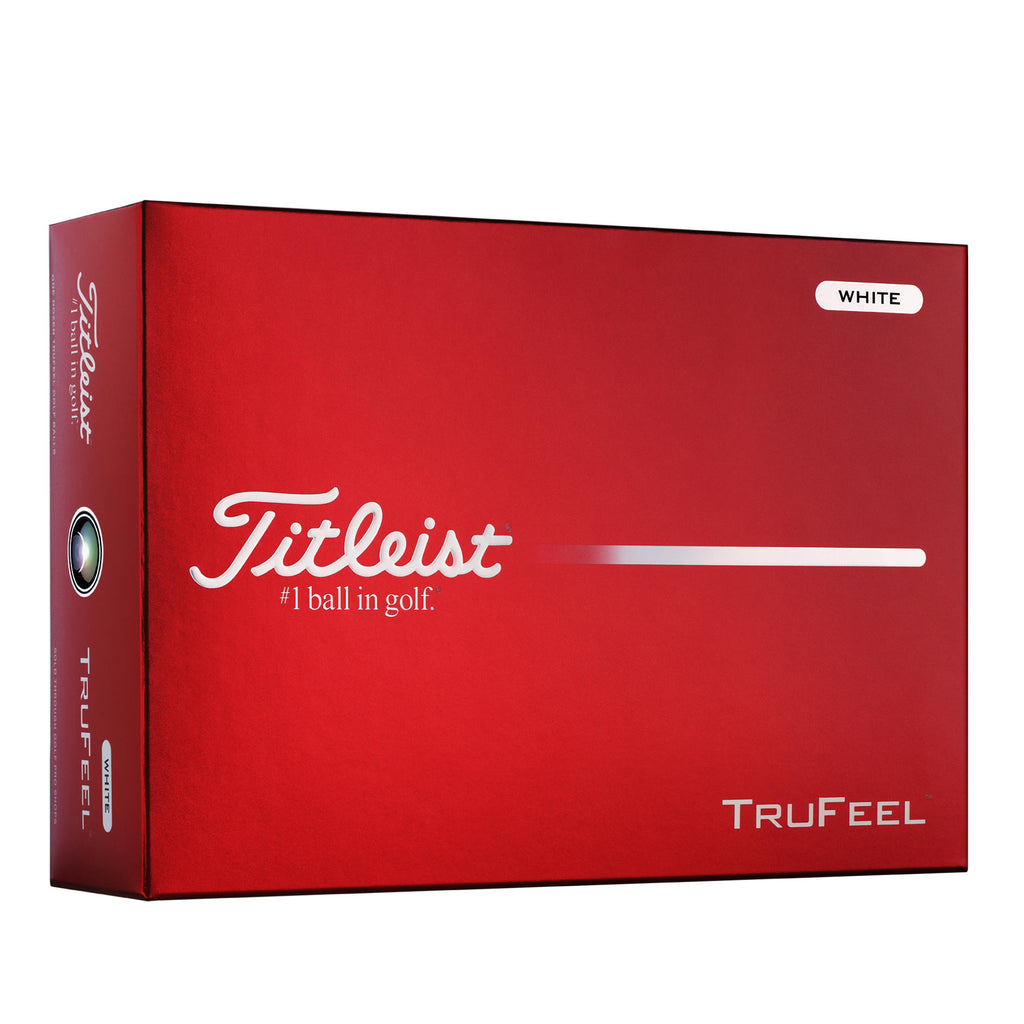 Titleist TruFeel Ultra Soft Golf Balls, 12 Pack - White - Right Angle Packaging 2