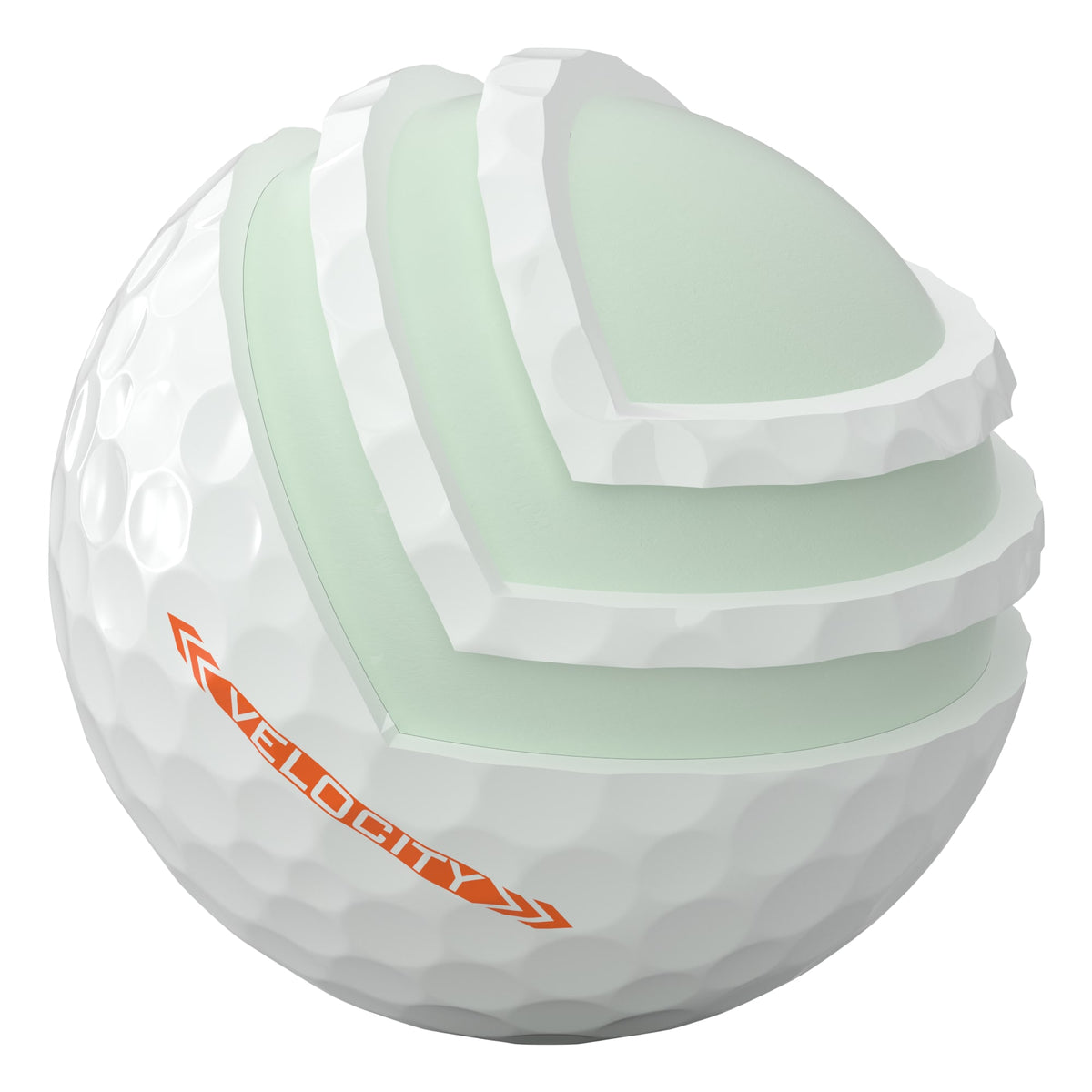 Titleist Velocity Distance Golf Balls, 12 Pack - White - Right Angle 3