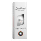 Titleist Velocity Distance Golf Balls, 3 Pack - White - Right Angle Packaging 2