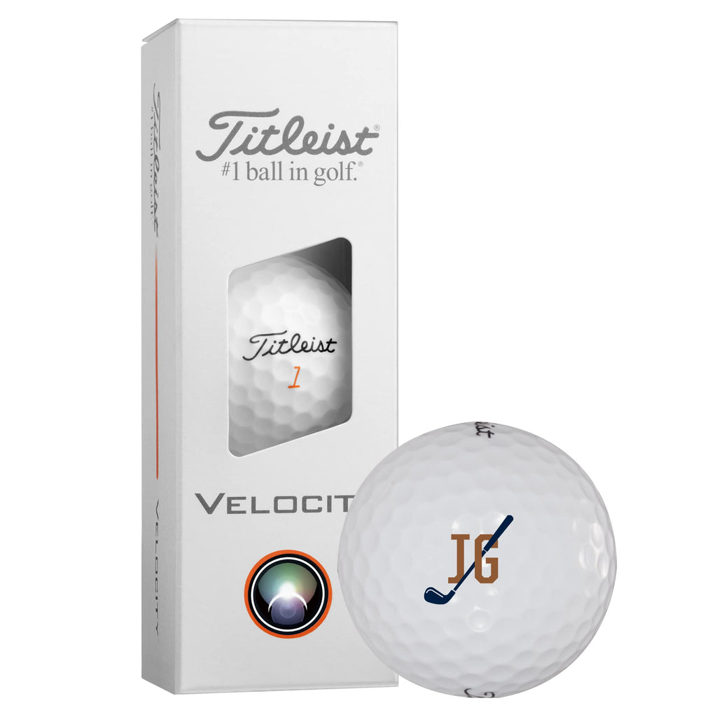 Titleist Velocity Distance Golf Balls, 3 Pack - White - Right Angle Packaging
