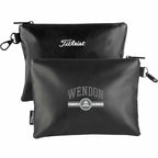 Titleist Zippered Valuables Pouch with Lobster Clip Transfer - Black - Default