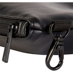 Titleist Zippered Valuables Pouch with Lobster Clip Transfer - Black - Detail