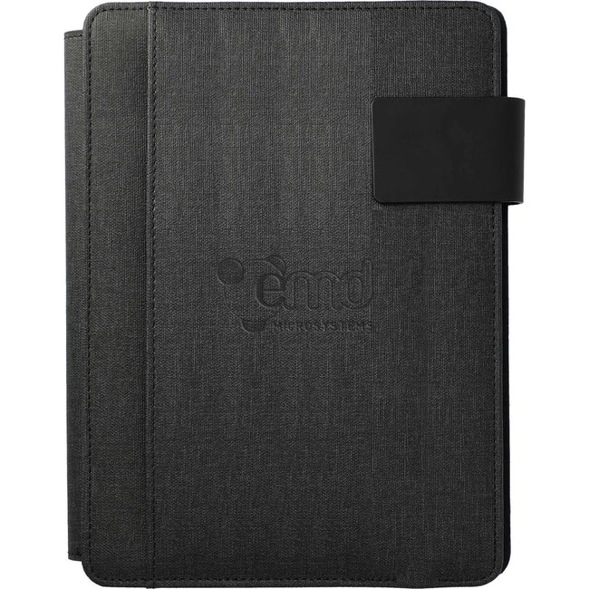 Titus Wireless Charging Journal, 5,000 mAh Debossing