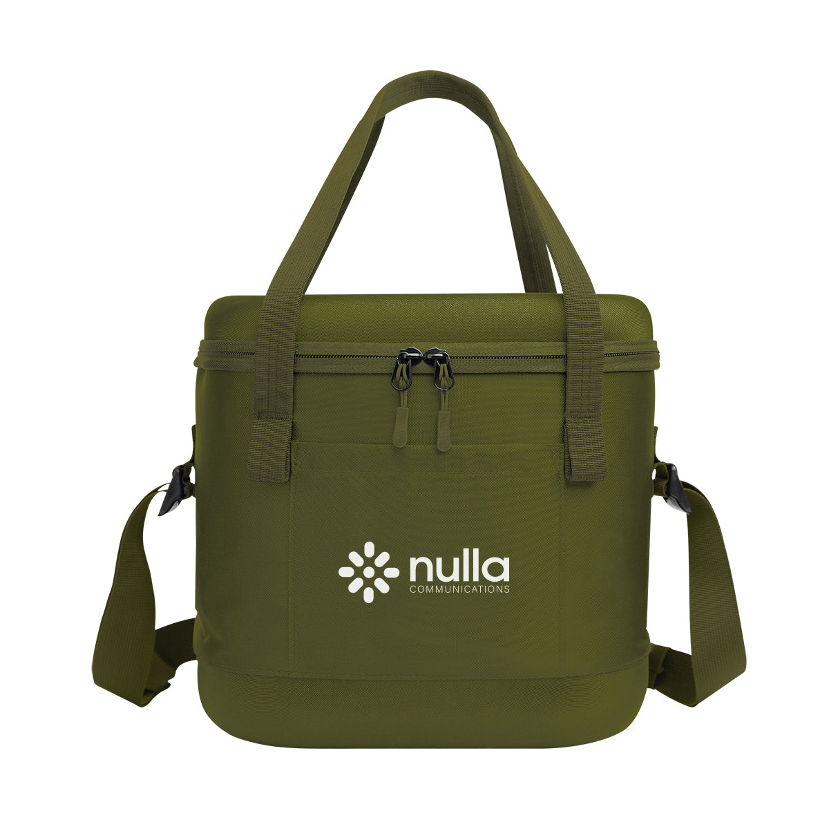 To-Go Cooler Bag for 20 Cans - Olive - Silk Screen
