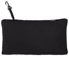 Toba Packable Jacket with Roll-Away Hood for Men Debossing - Black - Front