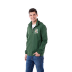 Toba Packable Jacket with Roll-Away Hood for Men Debossing - Forest Green - On Model