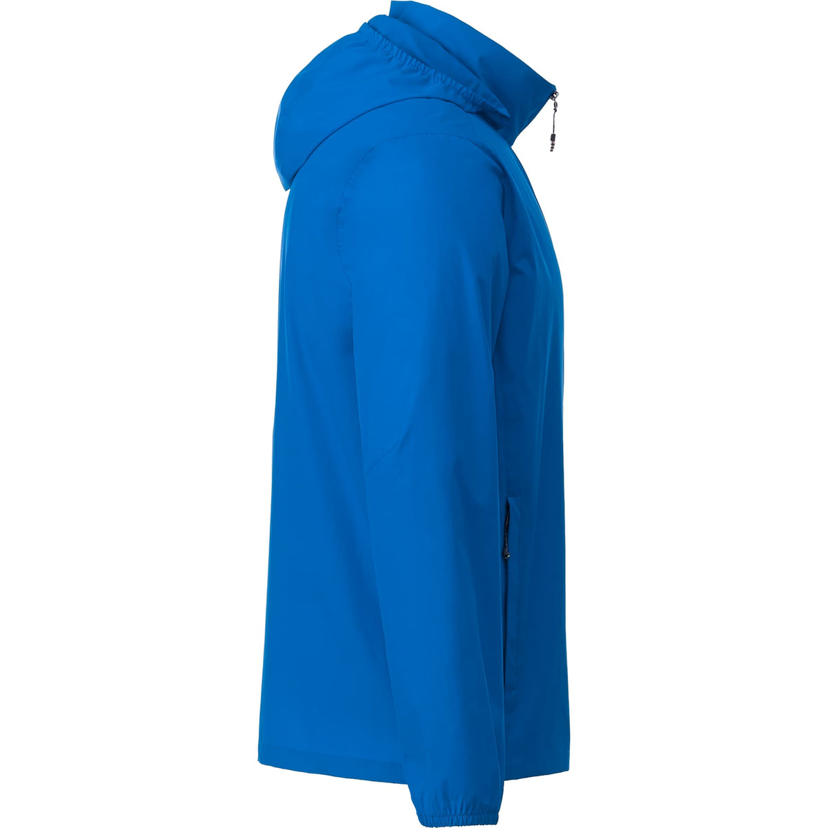 Toba Packable Jacket with Roll-Away Hood for Men Debossing - Olympic Blue - Right Side