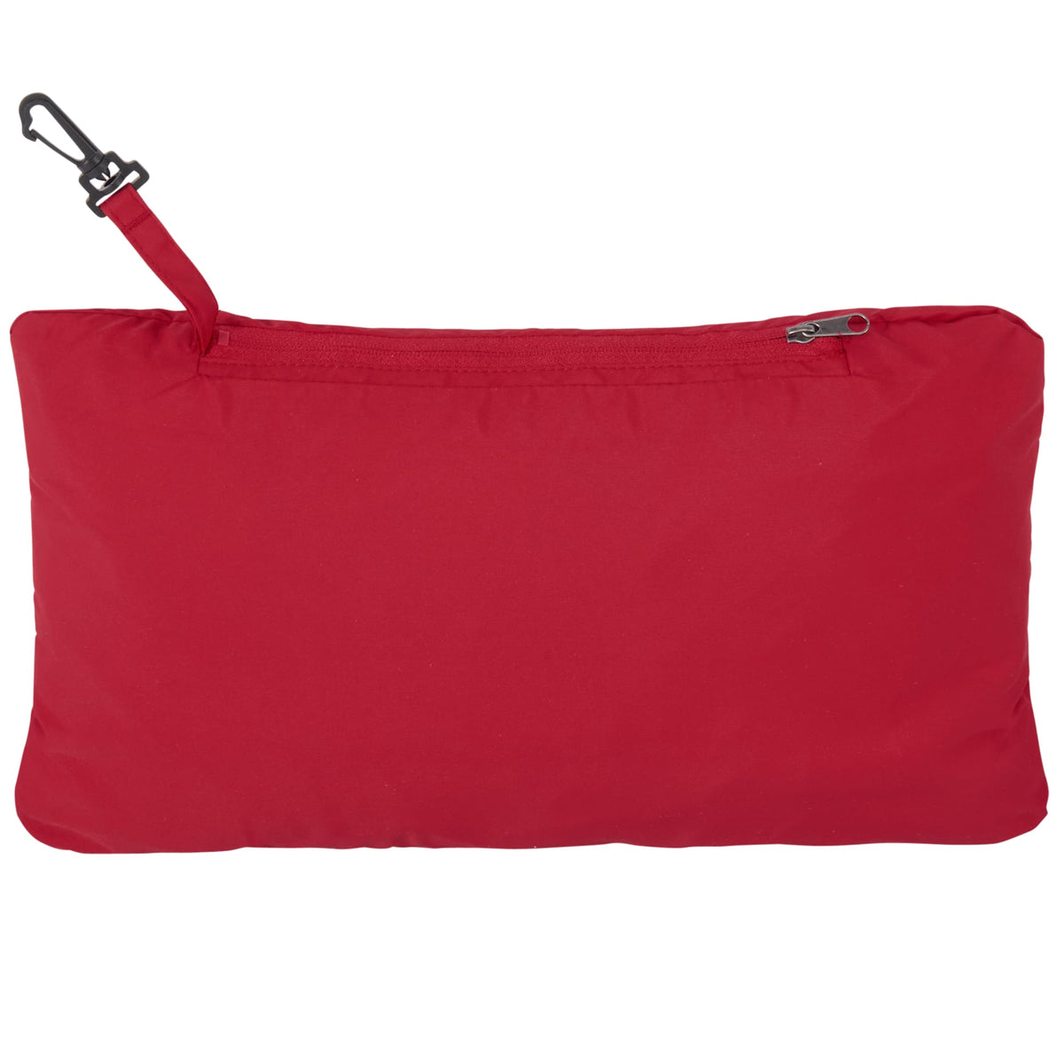 Toba Packable Jacket with Roll-Away Hood for Men Embroidery - Team Red - Front