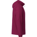 Toba Packable Jacket with Roll-Away Hood for Men Transfer - Maroon - Right Side