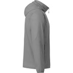 Toba Packable Jacket with Roll-Away Hood for Men Transfer - Quarry - Right Side