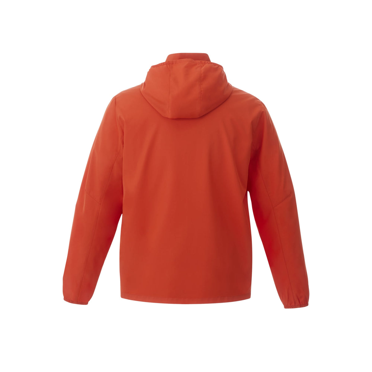 Toba Packable Jacket with Roll-Away Hood for Men Transfer - Saffron - Back Flat
