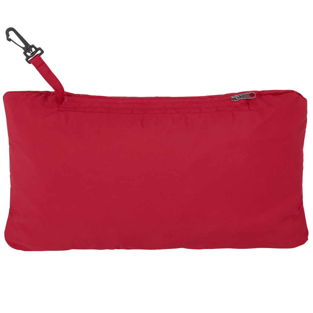 Toba Packable Jacket with Roll-Away Hood for Men Transfer - Team Red - Front
