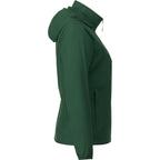 Toba Packable Jacket with Roll-Away Hood for Women Embroidery - Forest Green - Right Side