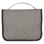 Toiletry Bag That Hangs, Heathered Full Color - Gray - Back