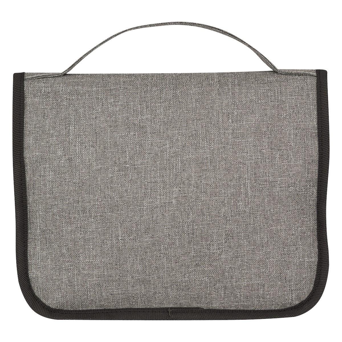 Toiletry Bag That Hangs, Heathered Full Color - Gray - Back