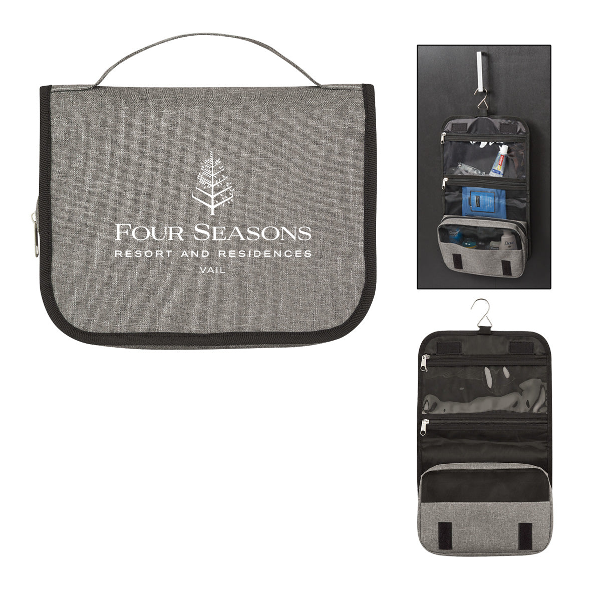 Toiletry Bag That Hangs, Heathered Full Color