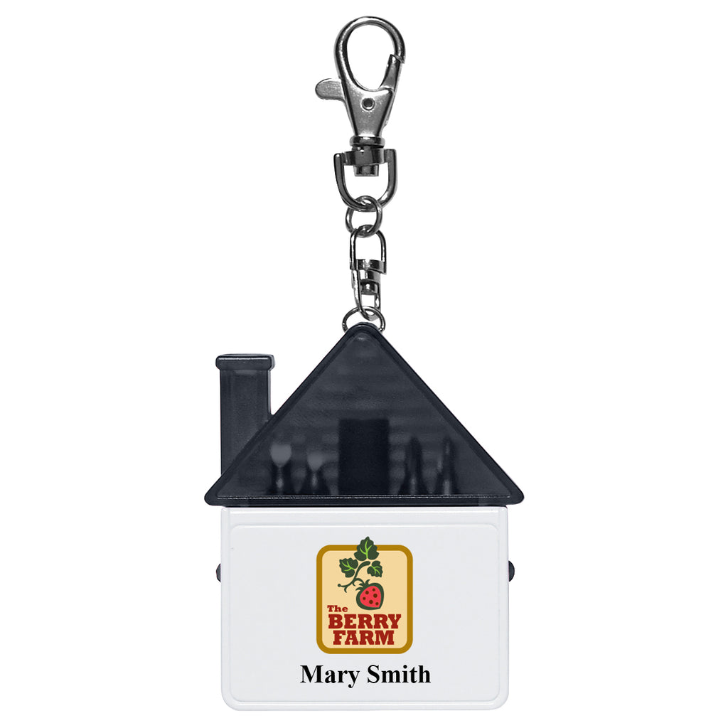 Tool Kit Shaped Like a House Full Color - Black - Full Color