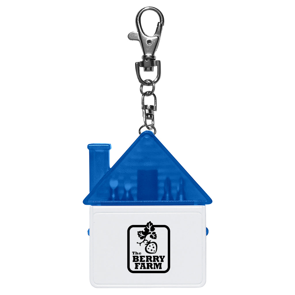 Tool Kit Shaped Like a House Full Color - Pad Print