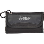 Tool Set in Recycled PET Fold Up Pouch, 19 Pieces - Black - Front
