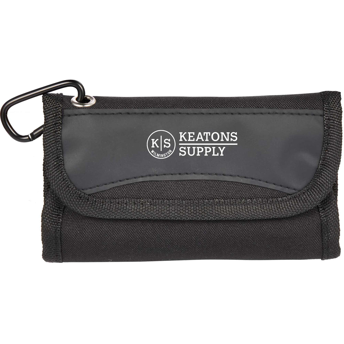 Tool Set in Recycled PET Fold Up Pouch, 19 Pieces - Black - Front