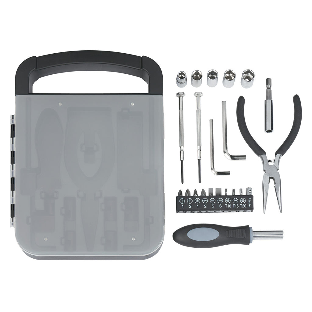 Tool Set with Pliers, Deluxe - Black - parts