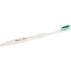 Toothbrush and Travel Cap Kit in a Zip Pouch, 3 Pieces - Green - Front