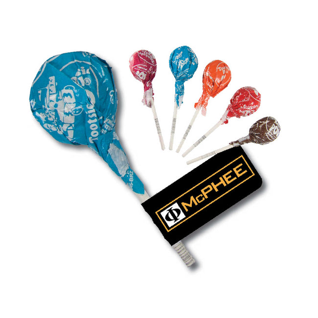 Tootsie Pop with a Flag