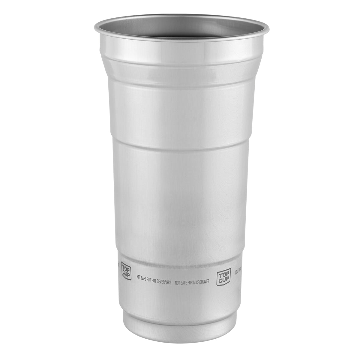 Top Cup Aluminum Cup, 12 oz - Back