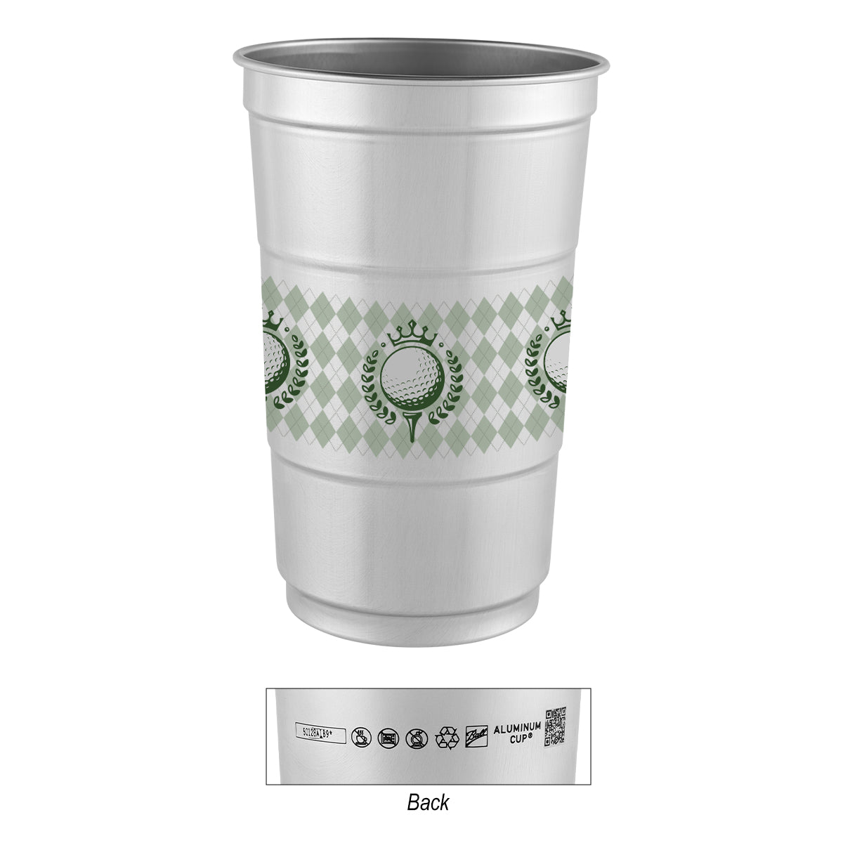 Top Cup Aluminum Cup, 24 oz - Colorbrite