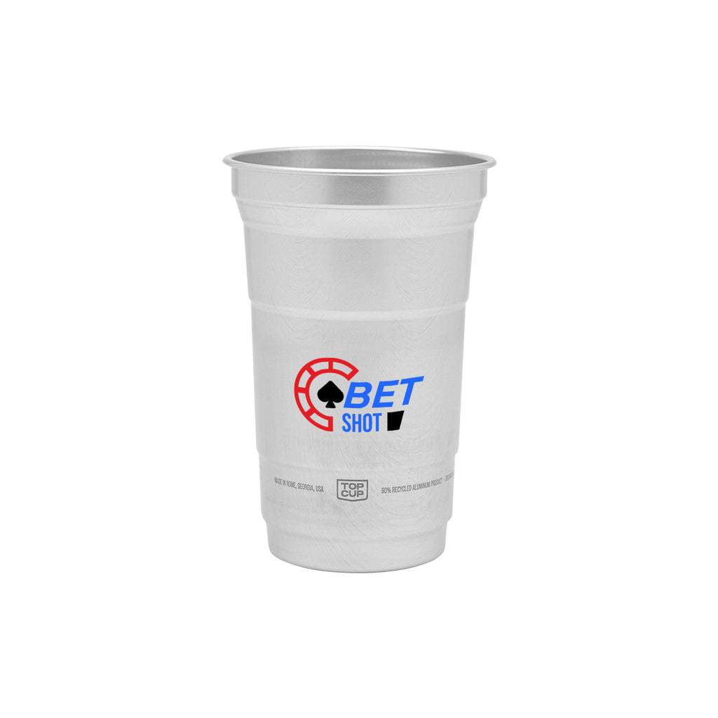 Top Cup Aluminum Cup, 9 oz - Colorbrite