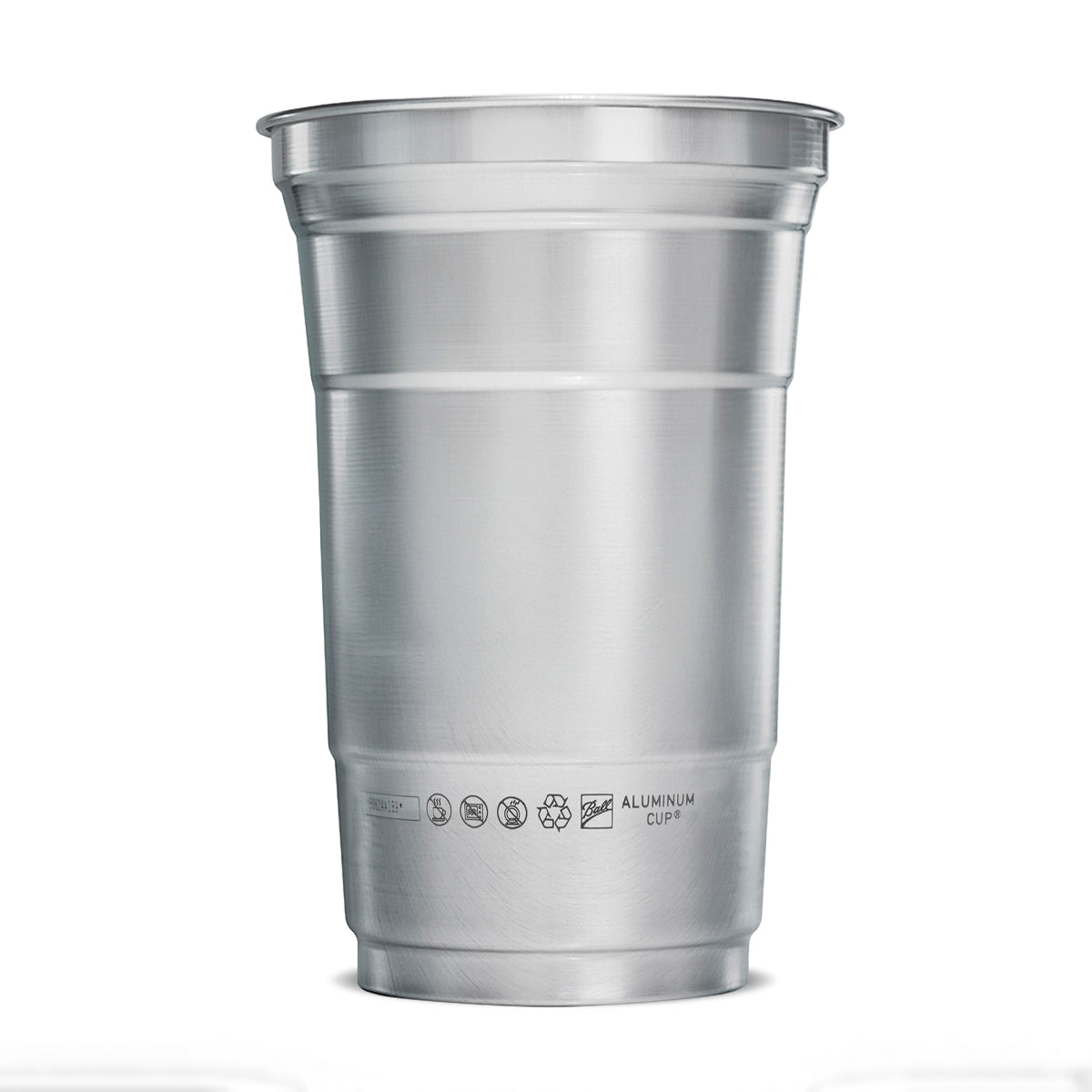 Top Cup Aluminum Cup in Full Color, 20 oz - Back