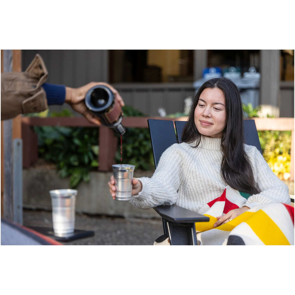 Top Cup by Ball Aluminum Party Cup, 20 oz - Gray - Front Lifestyle 2