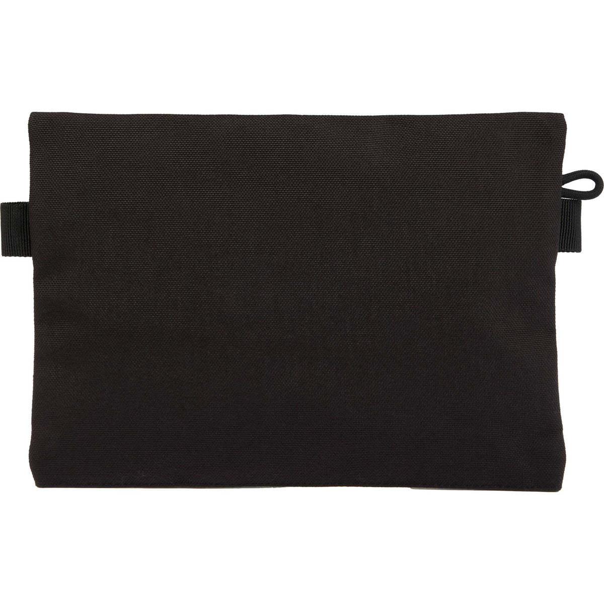 Topo Designs Accessory Pouch in Recycled Nylon Embroidery - Black - Back