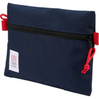 Topo Designs Accessory Pouch in Recycled Nylon Transfer - Navy - Left Angle