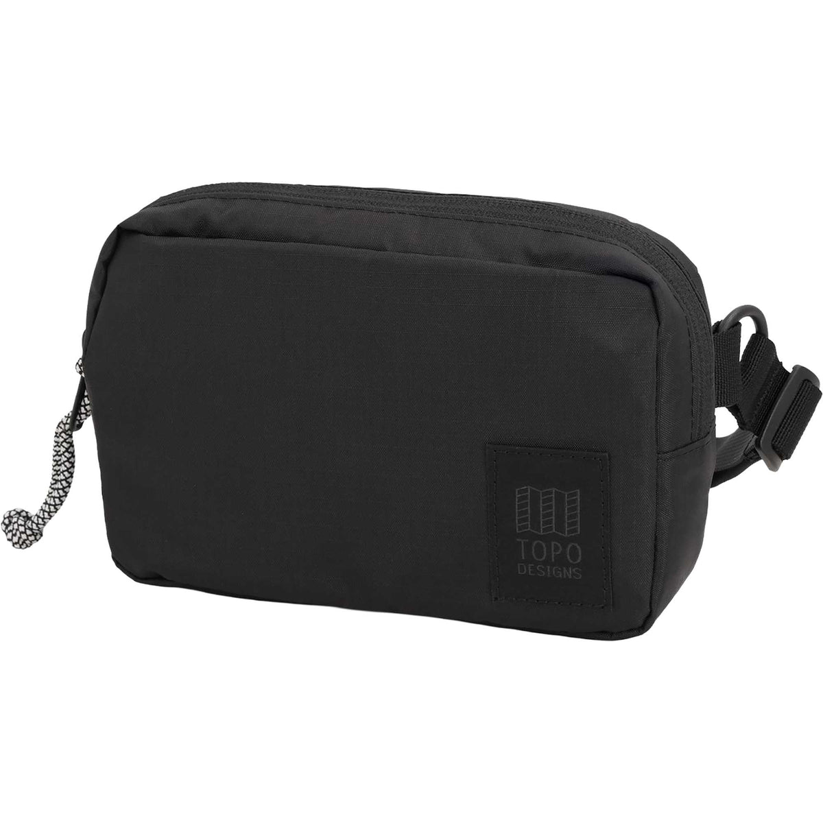 Topo Designs Belt Bag in Recycled Ripstop Transfer - Black - Photo 4