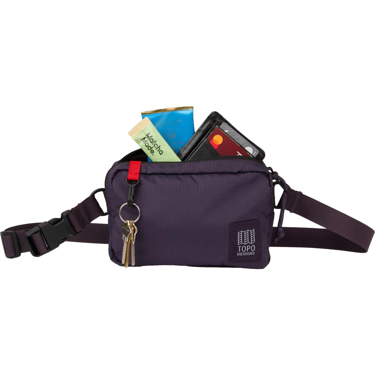 Topo Designs Belt Bag in Recycled Ripstop Transfer - Nightshade - Photo 6