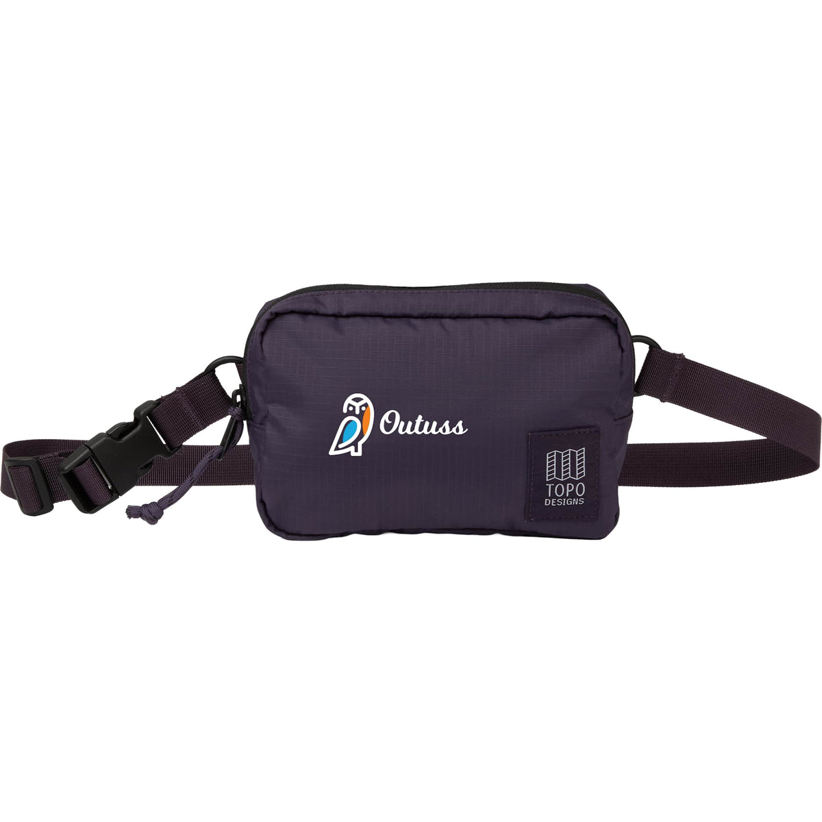 Topo Designs Belt Bag in Recycled Ripstop Transfer - Nightshade - Photo