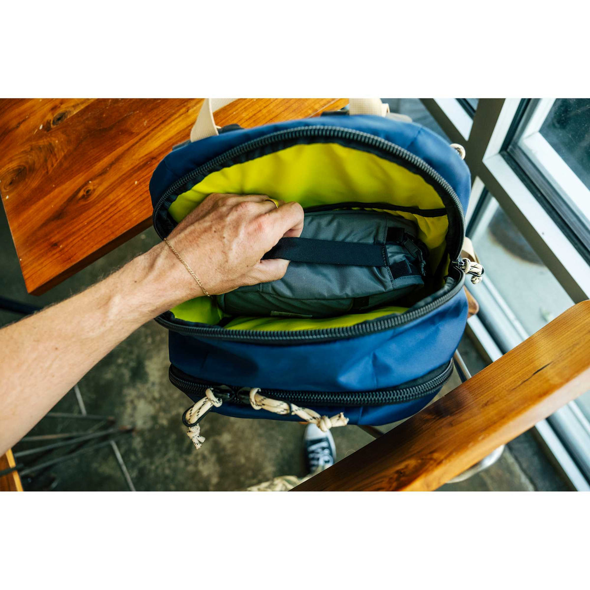 Topo Designs Commuter Backpack, 25L Transfer - Navy - Photo 6