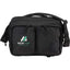 Topo Designs Global Briefcase with Backpack Straps Embroidery - Black - Front