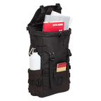 Topo Designs Rover Pack Classic in Recycled Nylon, 15 Inch Transfer - Black - Propped