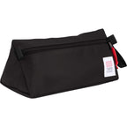 Topo Designs Triangle Dopp Kit in Recycled Nylon, 3 L Embroidery - Black - Right Angle