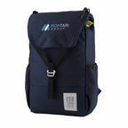 Topo Designs Y Pack with G-Hook Flap, 15 Inch Transfer - Navy - Left Angle